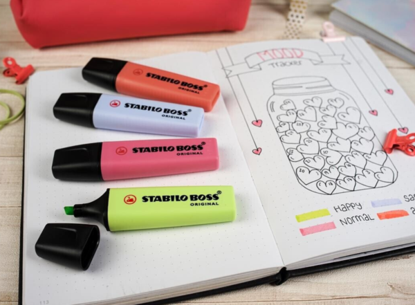 STABILO RESALTADOR BOSS PASTEL 4PC